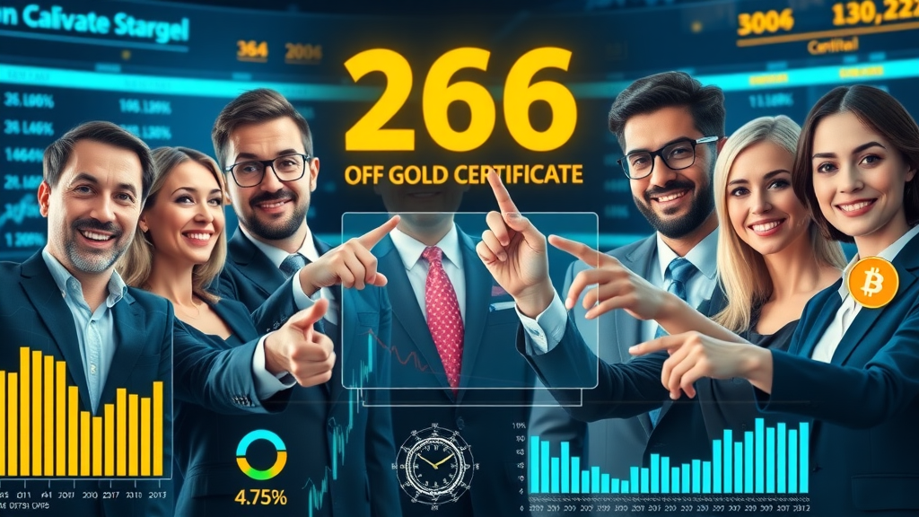 Digital gold certificates investment platform interface