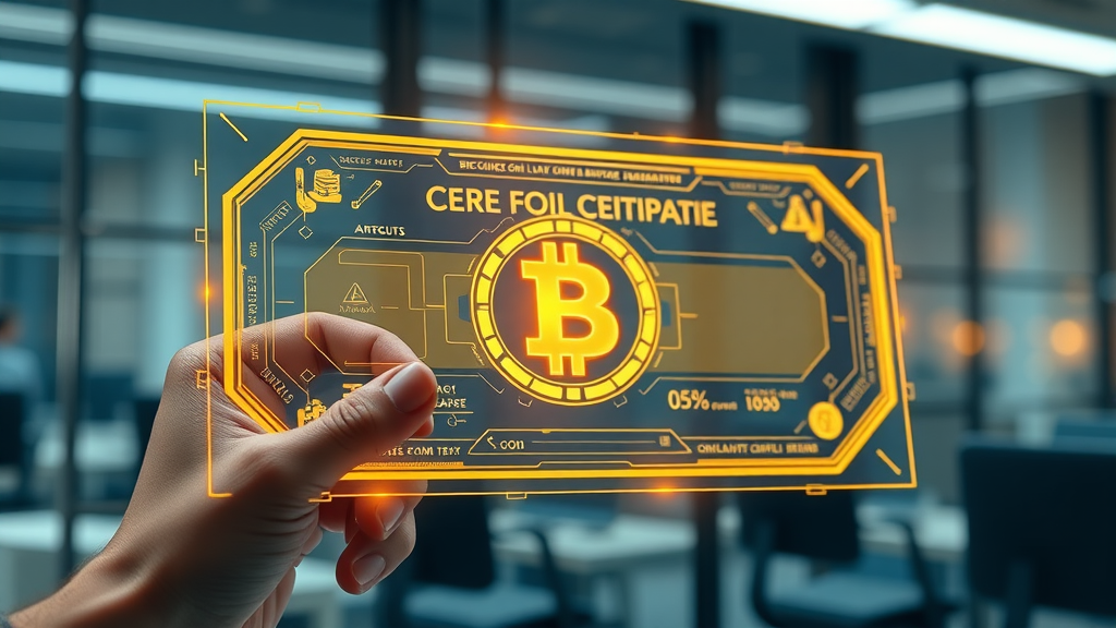 Mining claim represented by digital gold certificates