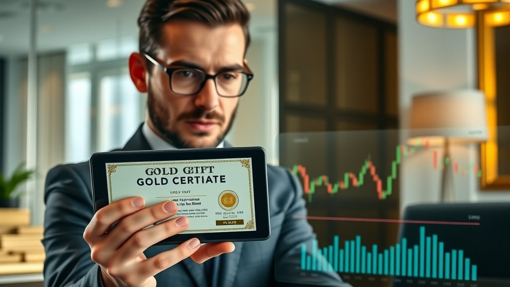 Liquidity and trading flow for digital gold certificates