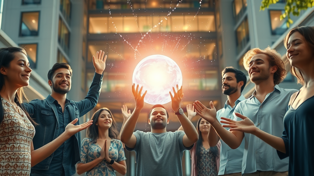 Diverse group uplifting with metaphysical degree programs at sunrise
